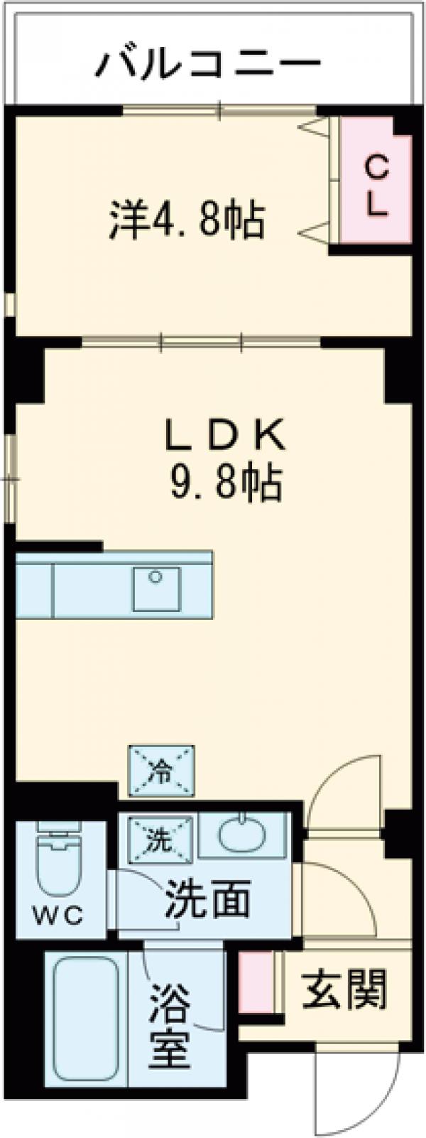 (仮称)墨田区亀沢3丁目計画の間取り