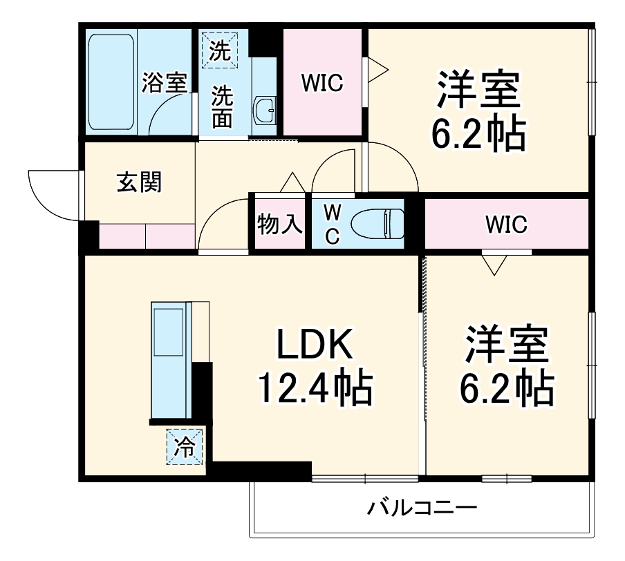 (仮称)D-room海神町南HYの間取り