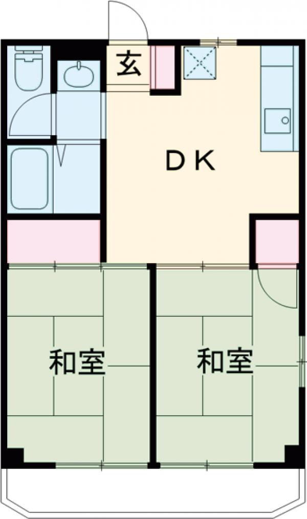 ハイツニートの間取り