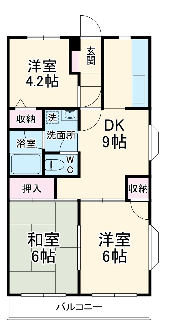 ベル・ビュー松戸の間取り
