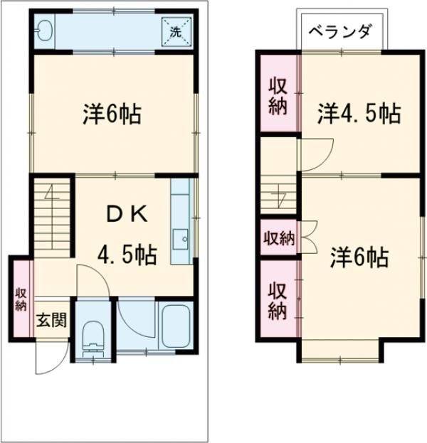 篠町篠観音芝の間取り