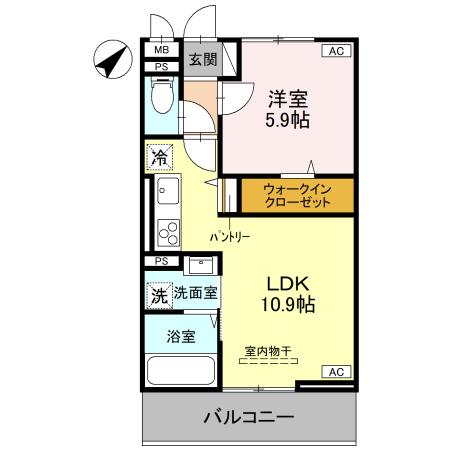 ノーブルヴィラ曙町の間取り