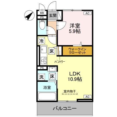 ノーブルヴィラ曙町の間取り