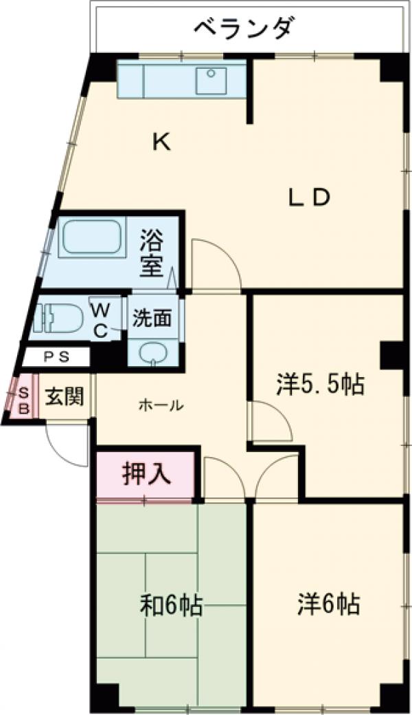 第2山本ビルの間取り