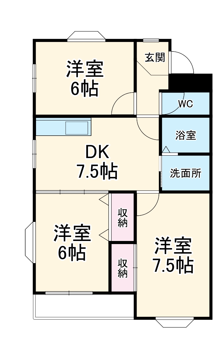 ラコリーナデ天白の間取り