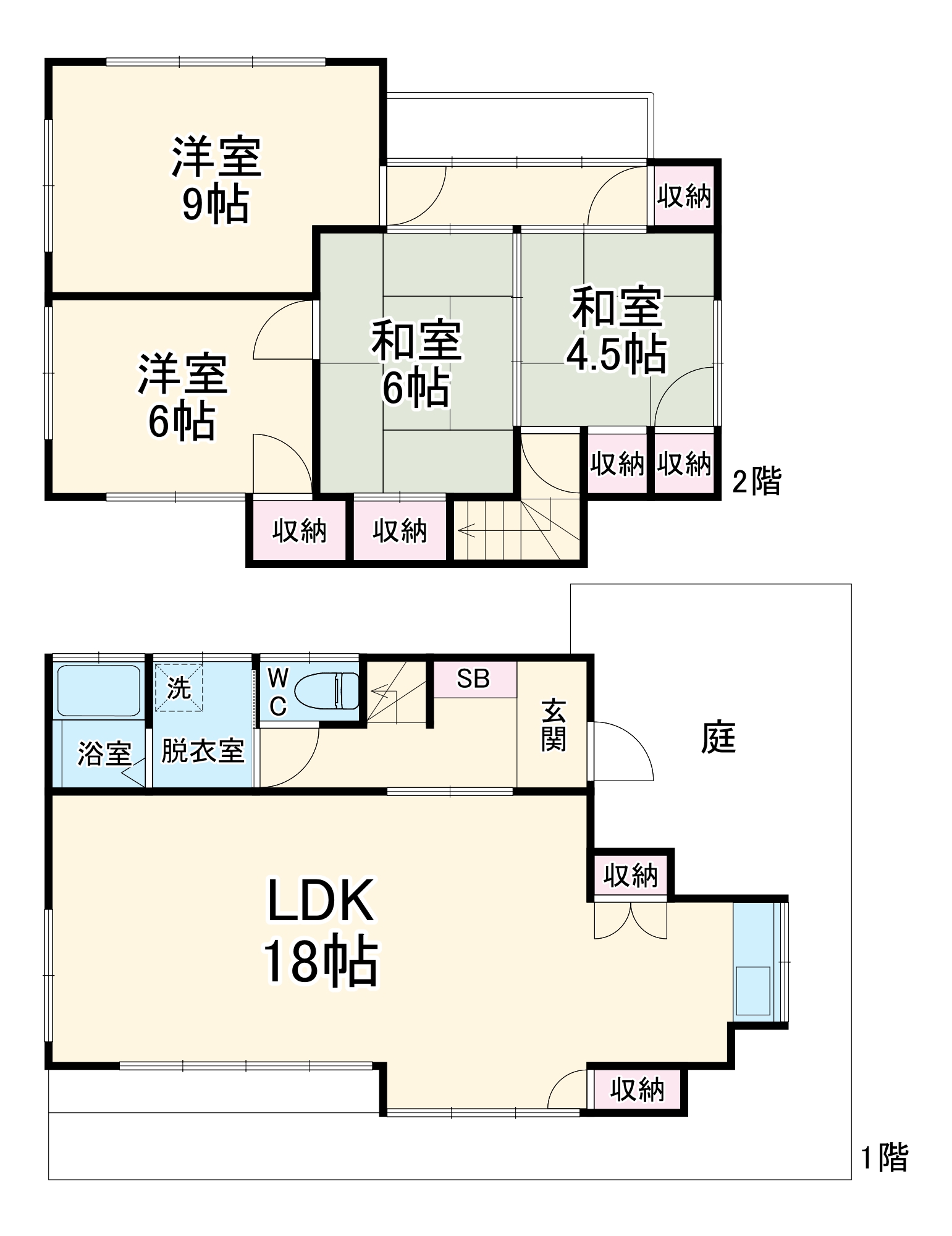 中央林間西4丁目貸家の間取り