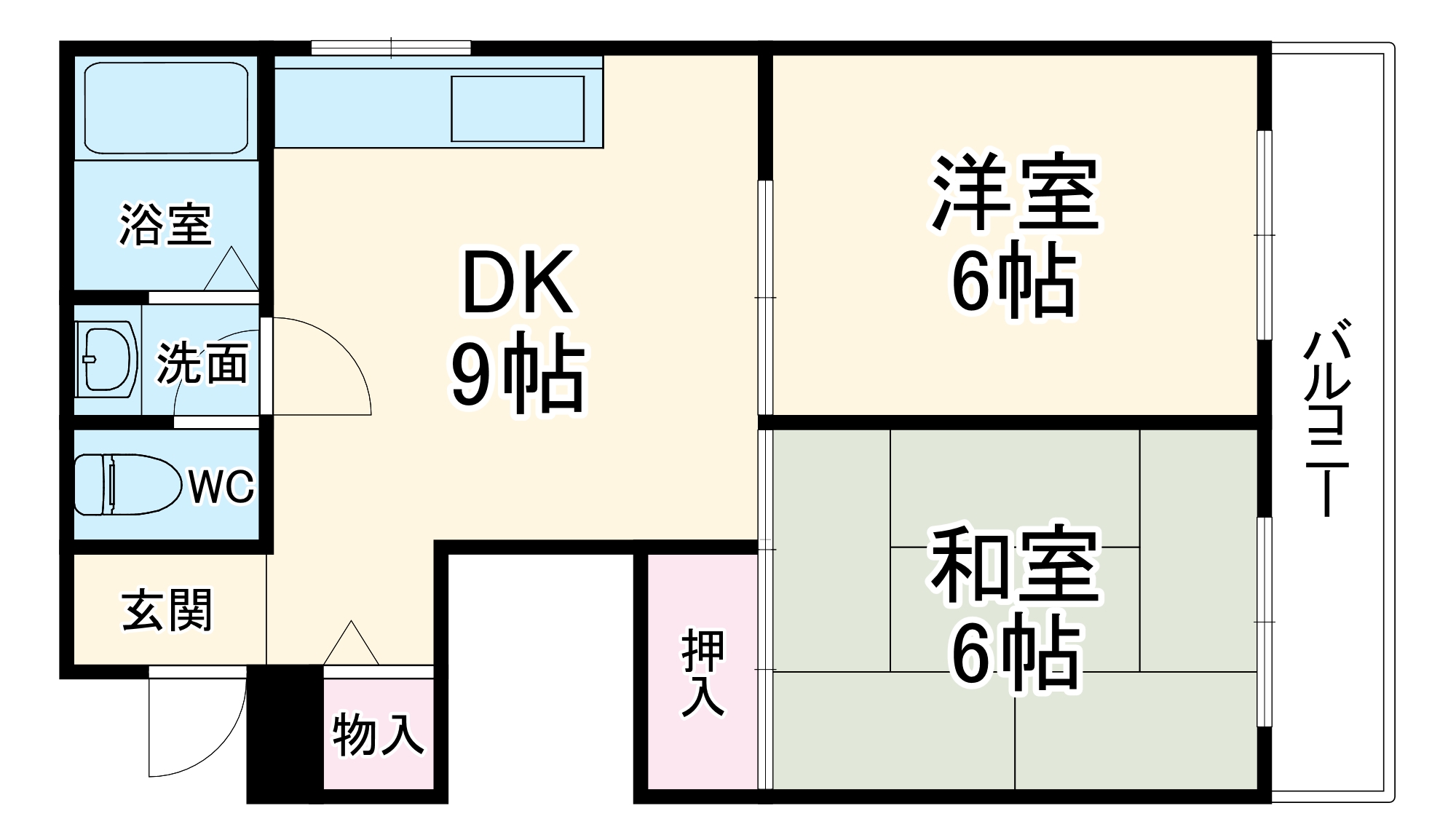 ミレ桜塚の間取り