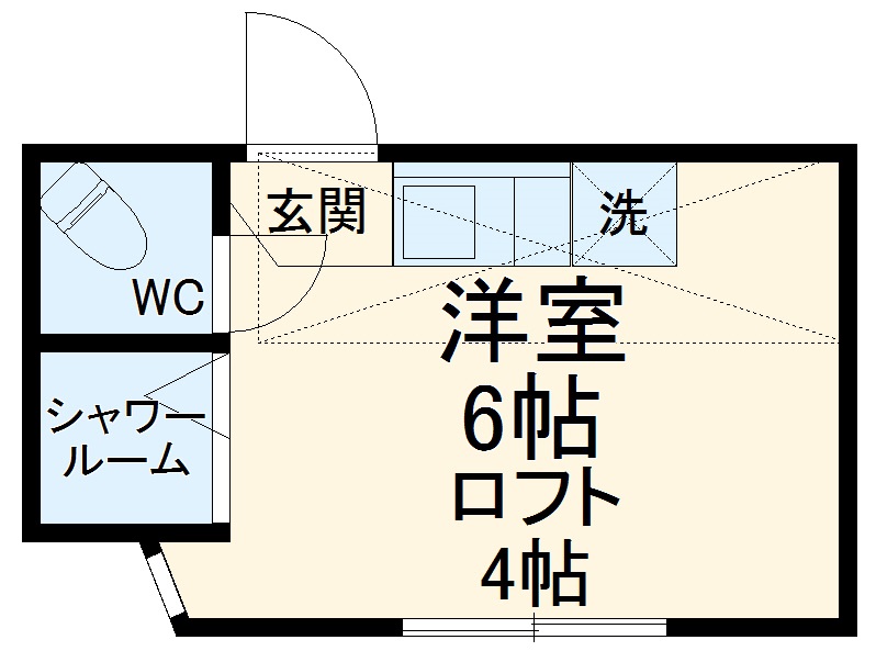 ユナイトあさひマルレーヌの間取り