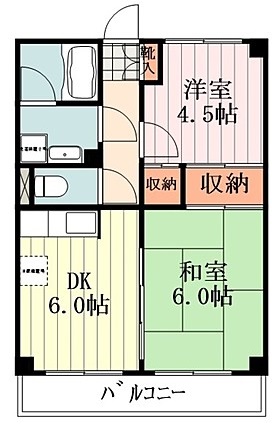 村野マンションの間取り