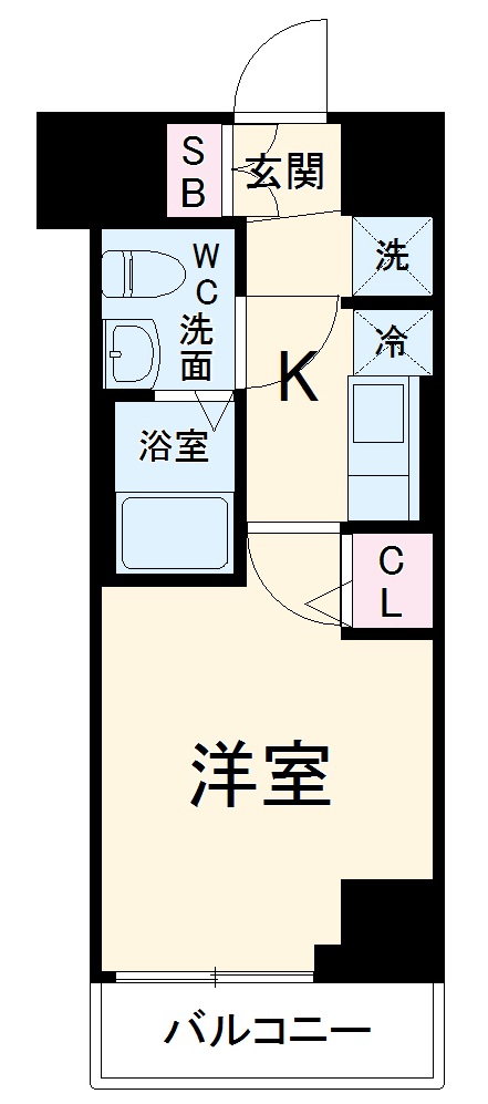 ラフィスタ川口の間取り