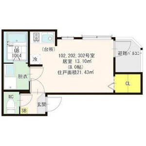 ハーモニーテラス淡路Ⅱの間取り