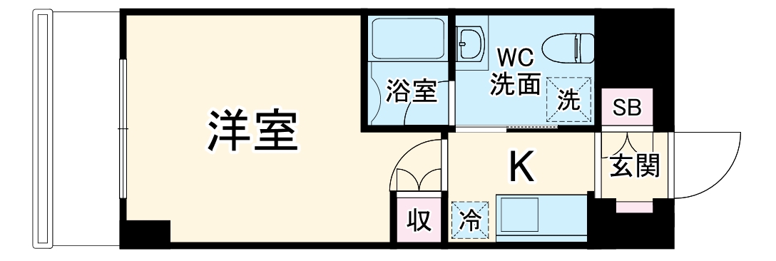 エスティメゾン登戸の間取り