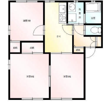 ロワール久保田Bの間取り
