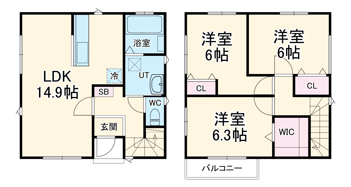 グランソフィア備後東2丁目の間取り