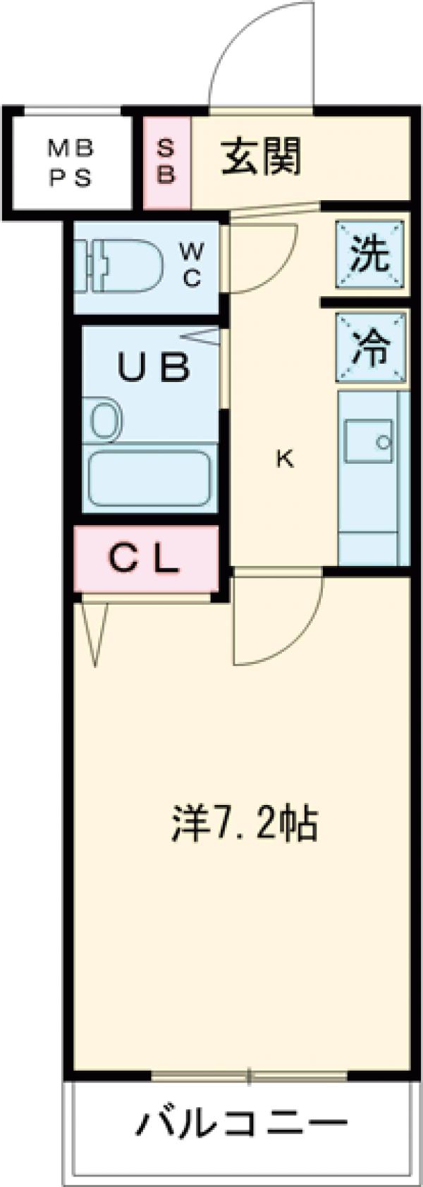 ジェノヴィア吉祥寺通りイーストの間取り