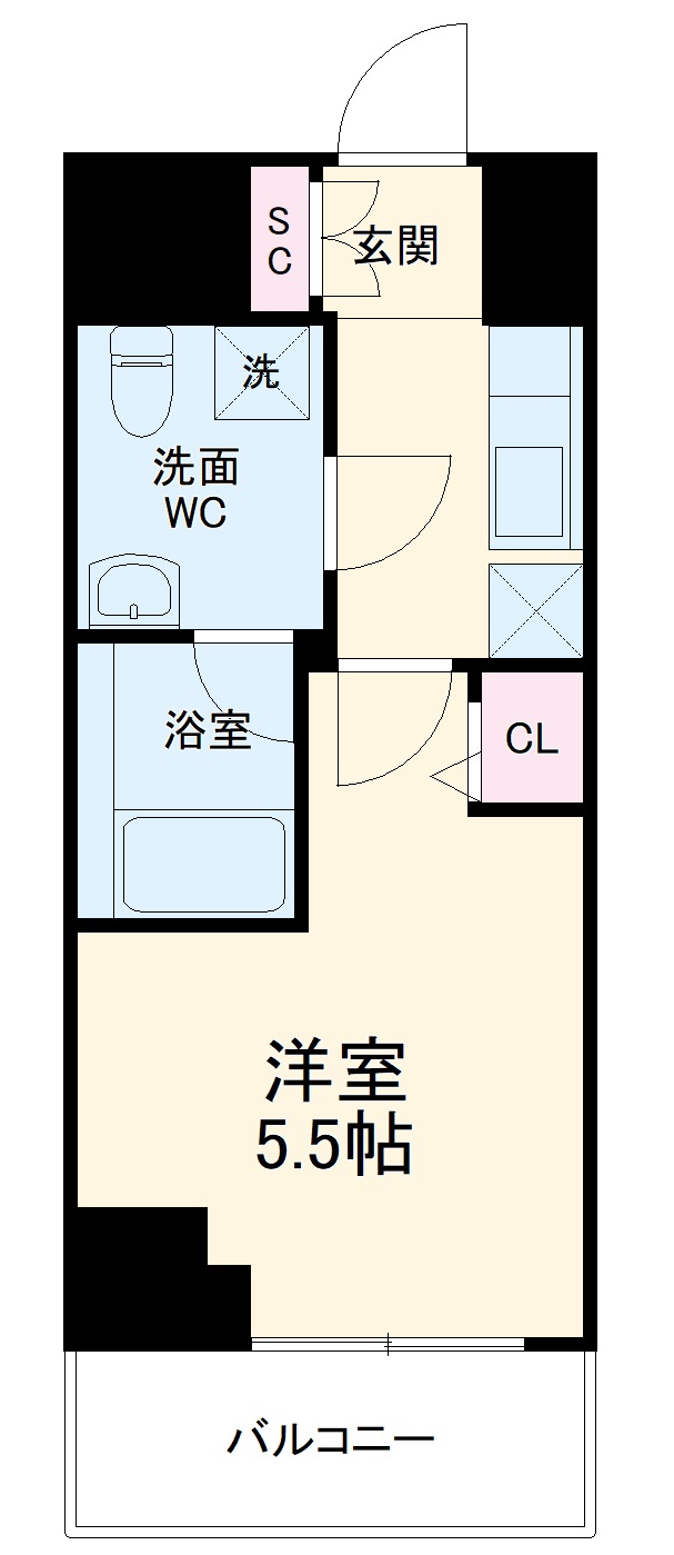 ヴォーガコルテ横濱吉野町の間取り