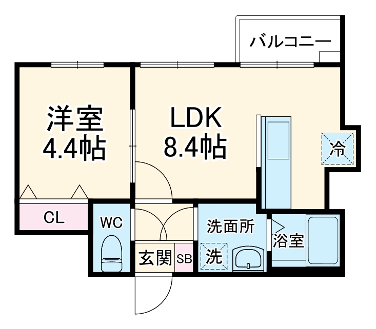 COCO川越の間取り