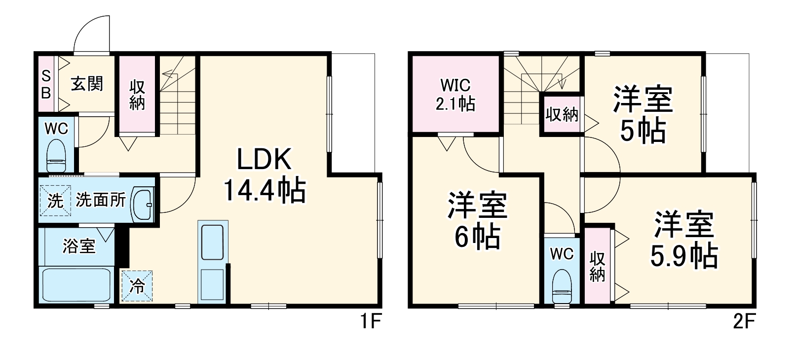 フェリス シティオⅠの間取り