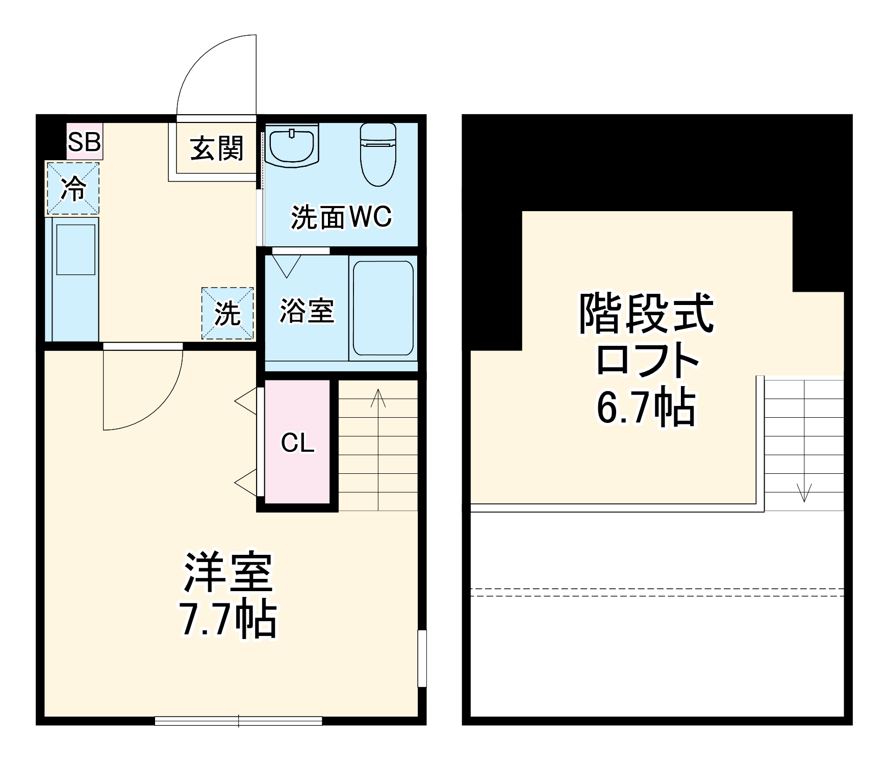 ハーミットクラブハウス鎌倉ビーチの間取り