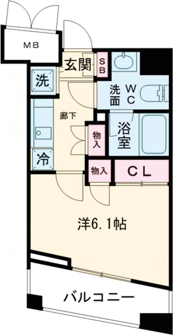 メインステージ大山の間取り