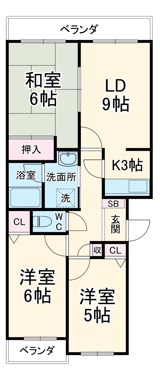 嶮山パークヒルズの間取り