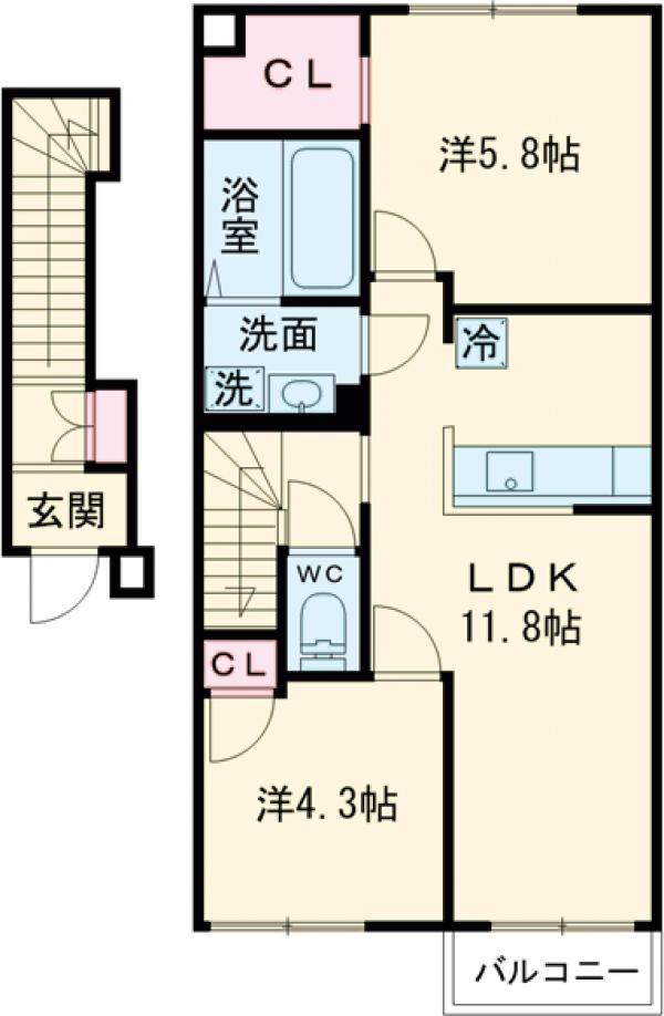 (仮称)足立区六木3丁目計画の間取り