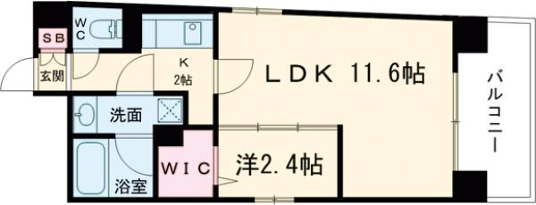 アイズ南福岡の間取り