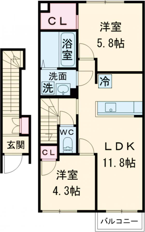 (仮称)足立区六木3丁目計画の間取り