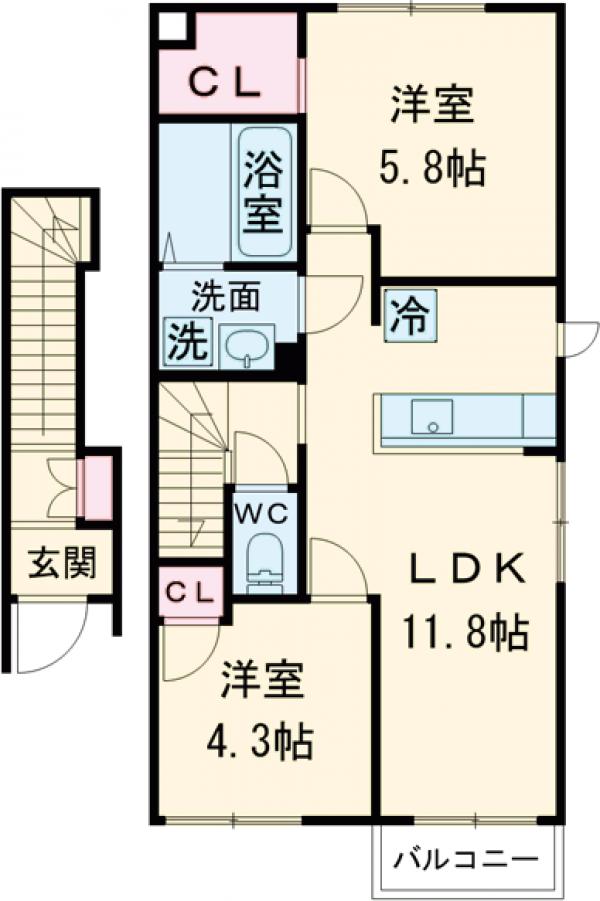 (仮称)足立区六木3丁目計画の間取り