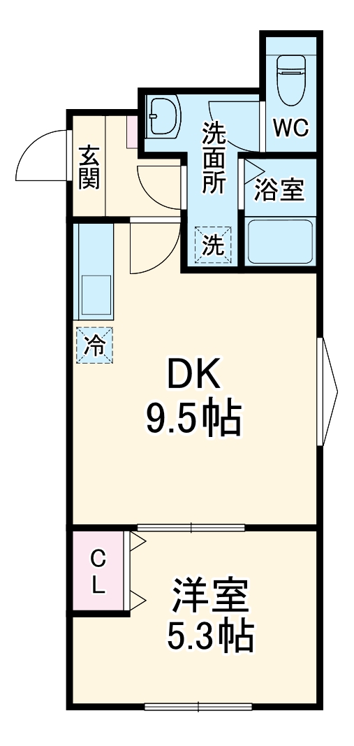 ルミエス菊名の間取り