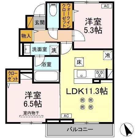 ソラーナ フェリスの間取り