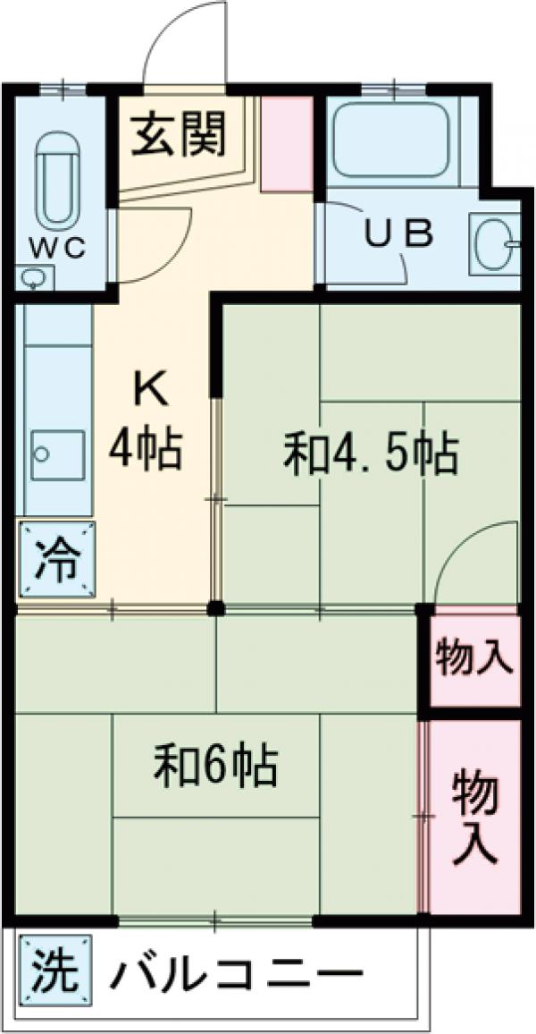 蔵王コーポの間取り