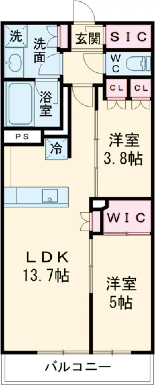 ブランシエスタ目黒中央町の間取り