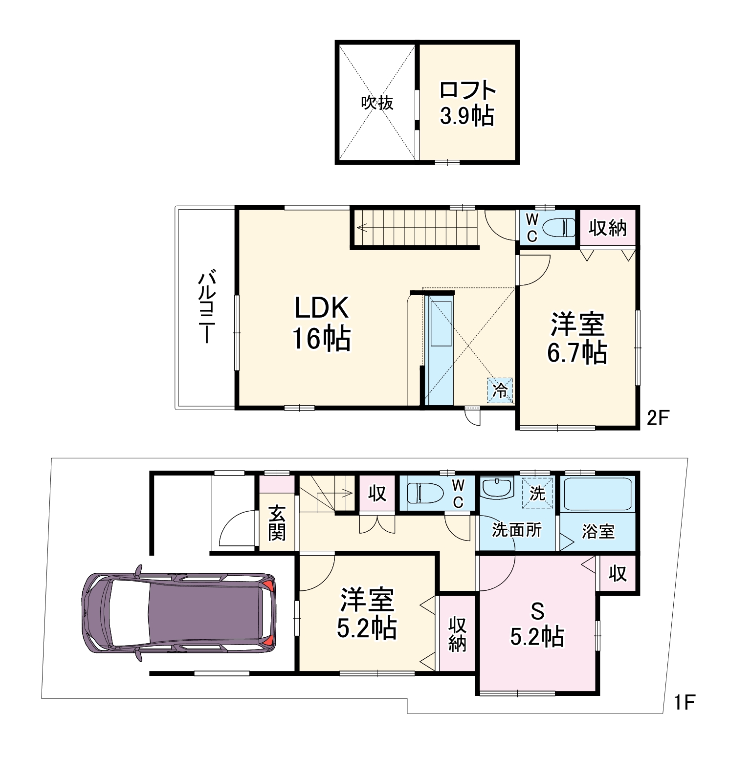 Sumai-to所沢市山口01の間取り