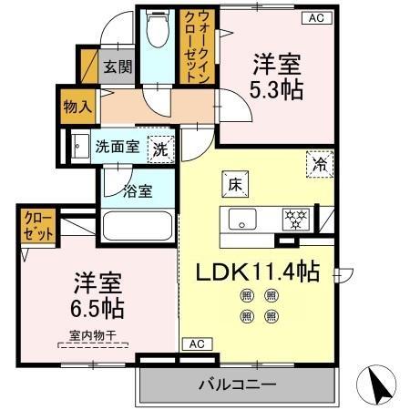 トランキーノ パルクの間取り