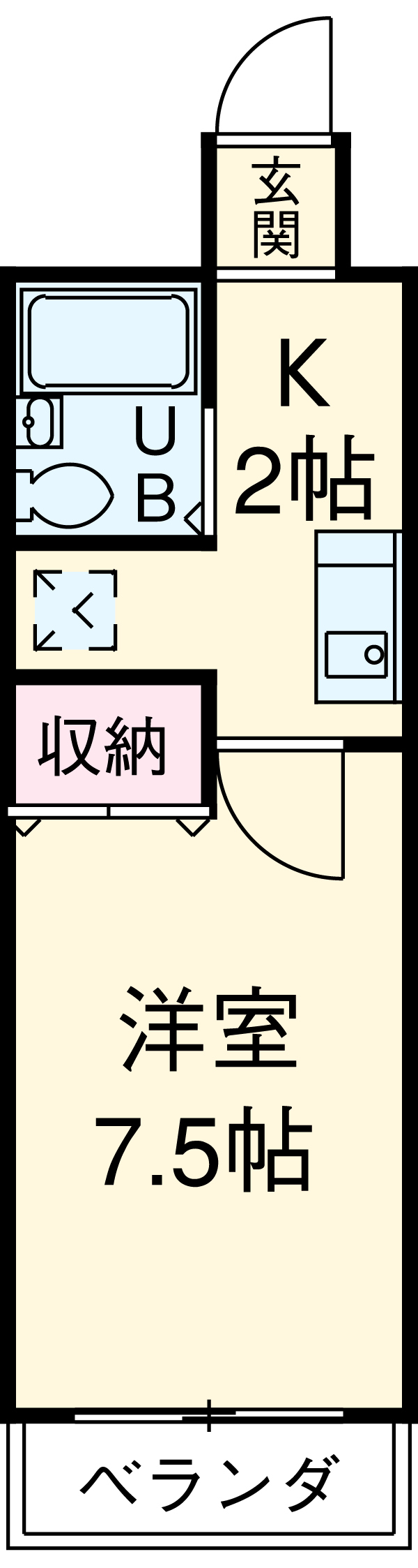 はやしビジデンスの間取り