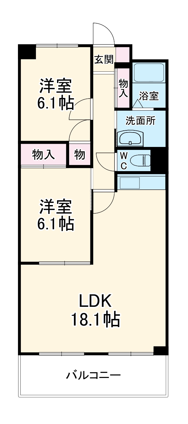 アーバン矢島の間取り