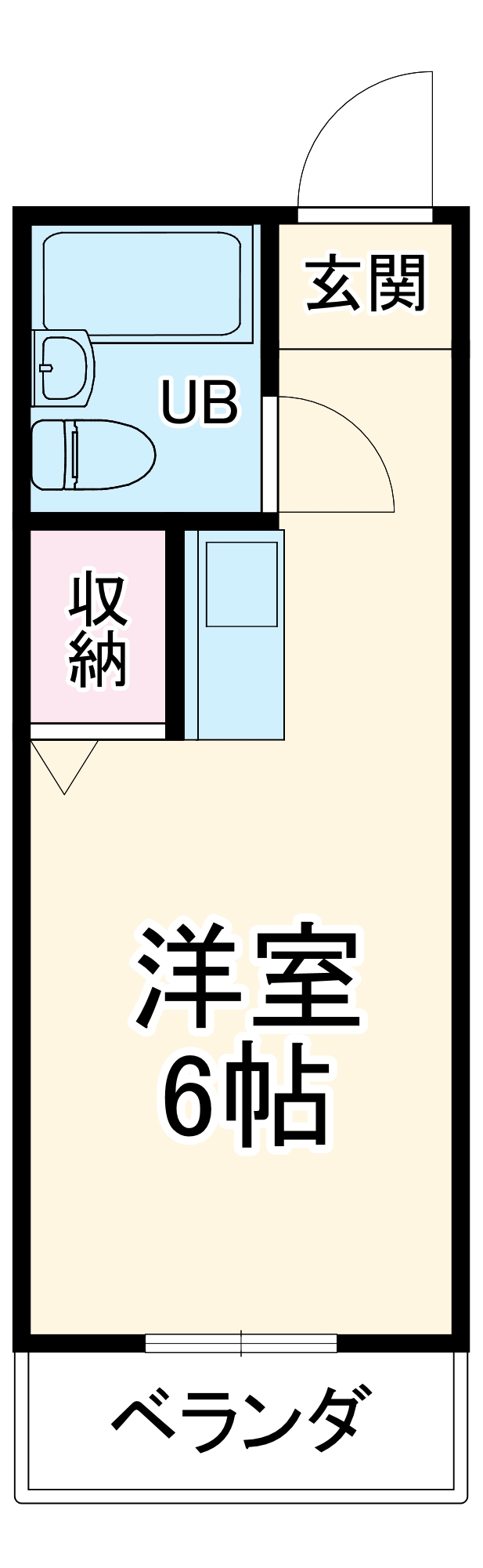 コーポエヌエム・302号室の間取り