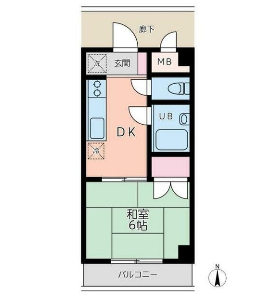 第1日ノ出マンションの間取り