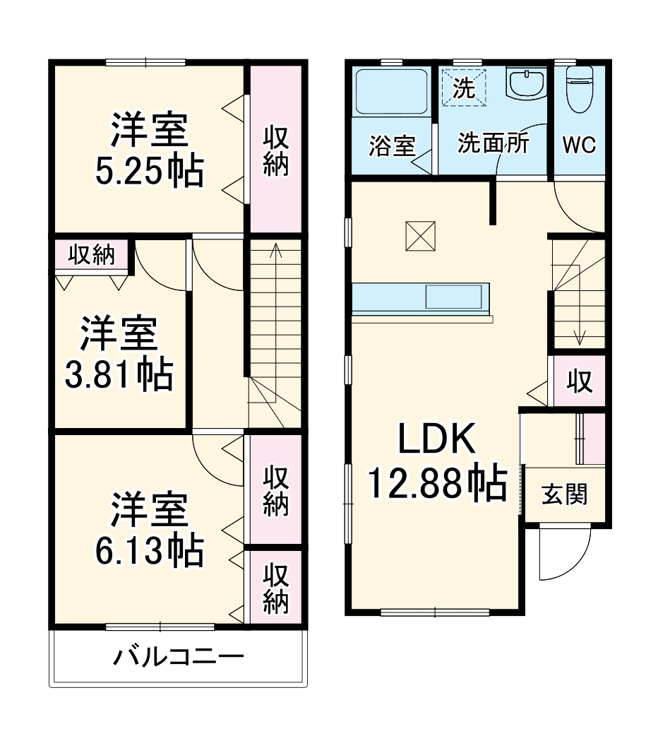リーブルファイン長太旭町四丁目Ⅲの間取り