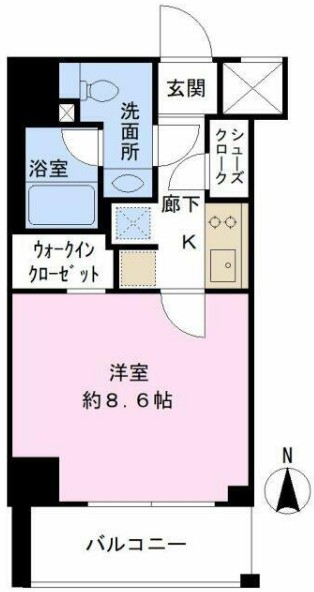 レガリス高田馬場の間取り