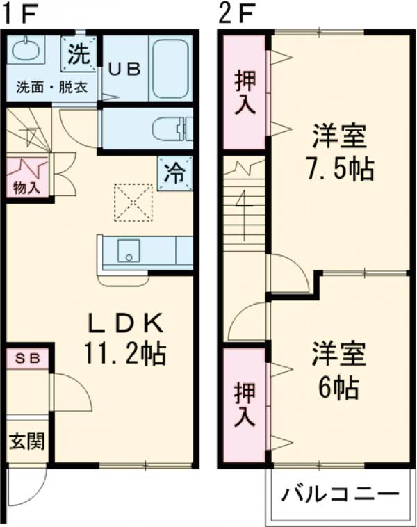 ハッピーベルの間取り
