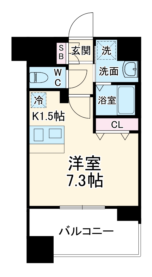 プレサンス名古屋STATIONビジュの間取り
