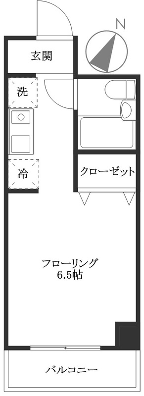 フェニックス早稲田第二・403号室の間取り