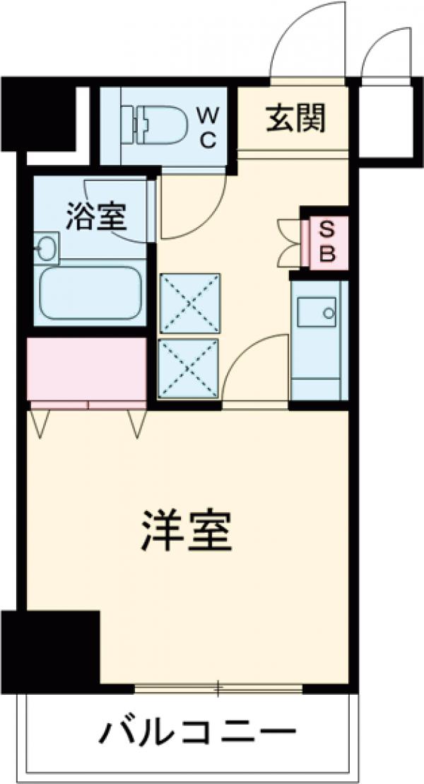 グランフォース早稲田の間取り