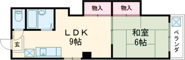 ジュンハイツの間取り