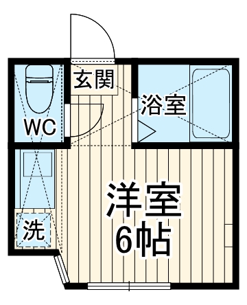 ユナイト丸山アプリコットパフェの間取り