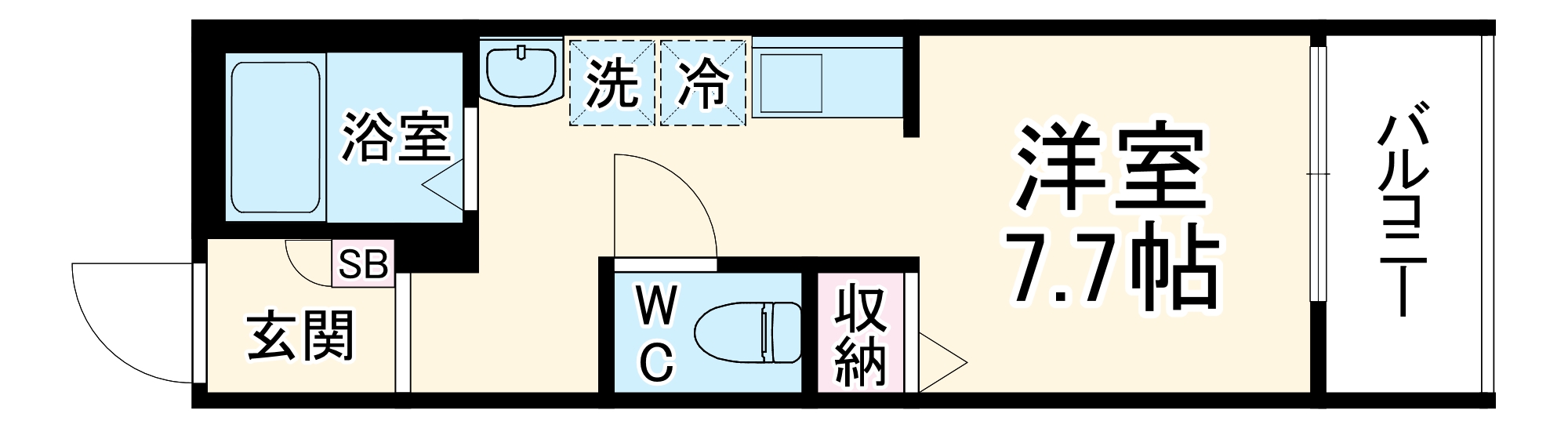 MELDIA上尾の間取り