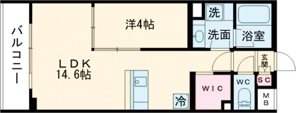 ルーウェ東大泉の間取り