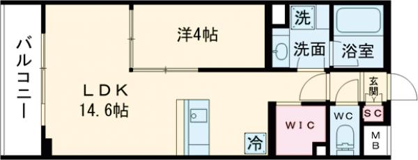 ルーウェ東大泉の間取り